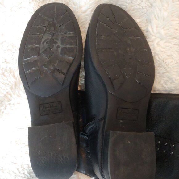 Sam Adelman Womens Black Tall Soft Penny Leather Boots 8 - Picture 7 of 7